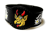 Lederarmband - bestickt *Ursprung Buam*