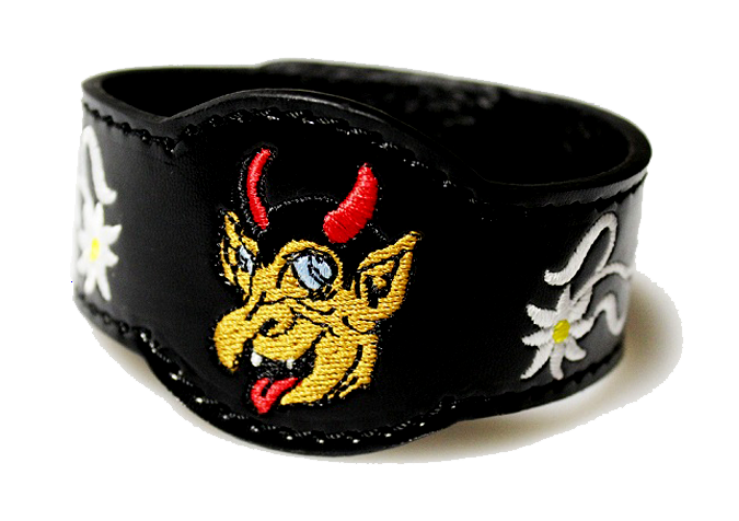 Lederarmband Ursprungbuam - Musterbild - KLICK auf Bild = Bestellseite